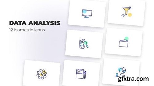 Videohive Data Analysis - Оutline Icons 39489572