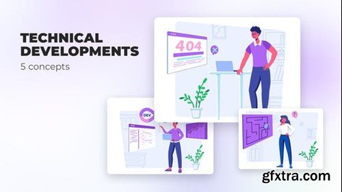 Videohive Technical developments - Flat concepts 39488058