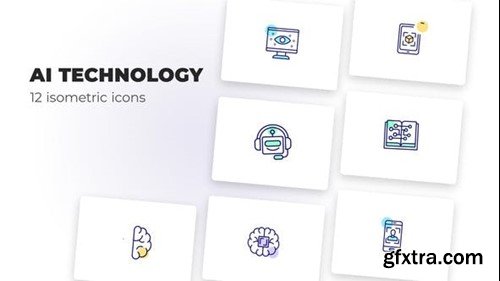 Videohive AI technology - Оutline Icons 39489260