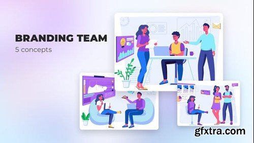 Videohive Branding team - Flat concepts 39487729