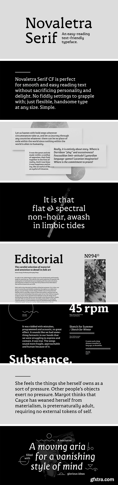 Novaletra Serif CF Font Family