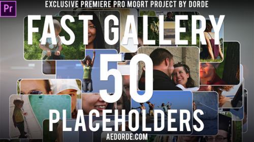 Videohive - Fast Gallery - Premiere Pro Mogrt Project - 37122828 - 37122828