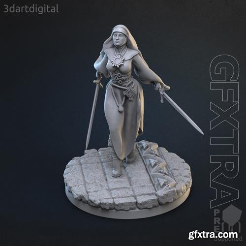 Sister Corazon Abeita 3D Print