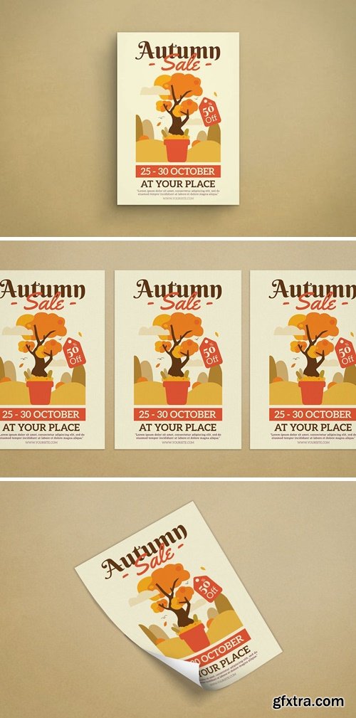 Autumn Sale Flyer 2D8JW8A