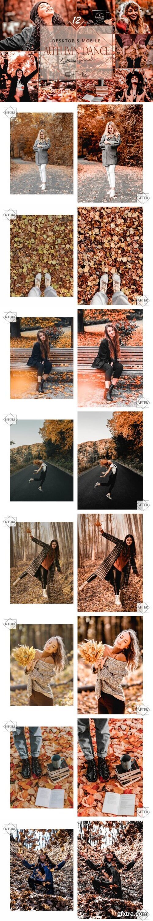 12 Autumn Dance Lightroom Presets, Fall