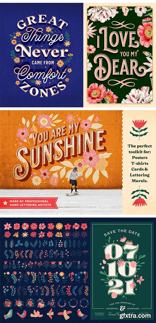 Modern Lettering Fonts Collection