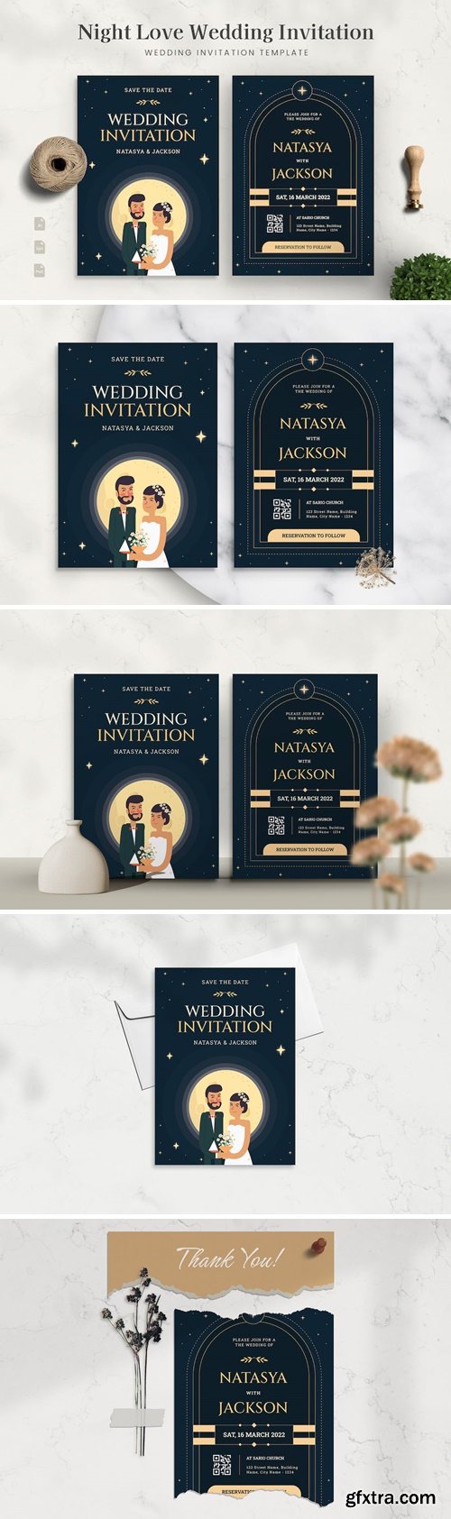 Wedding Invitation - Night Loves ARBA8SZ