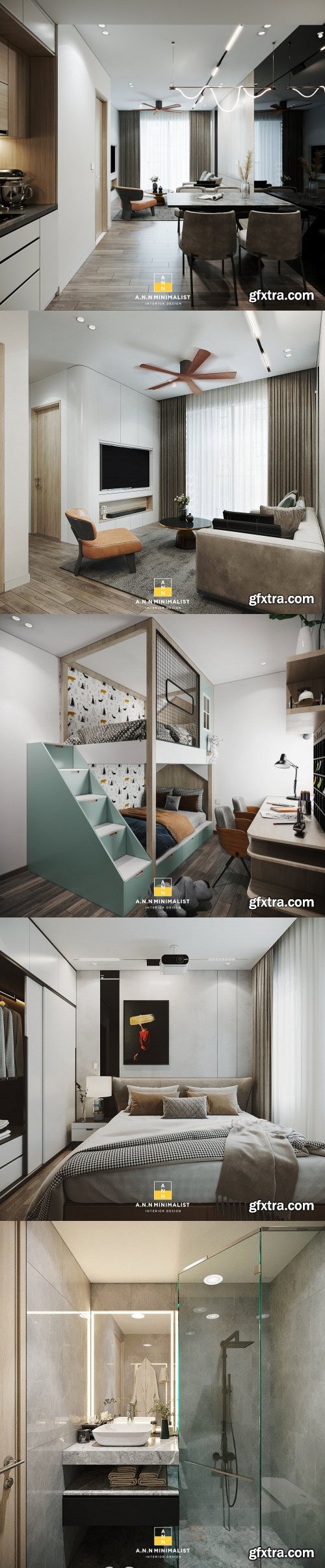 Interior Apartment Model By An Ngoc