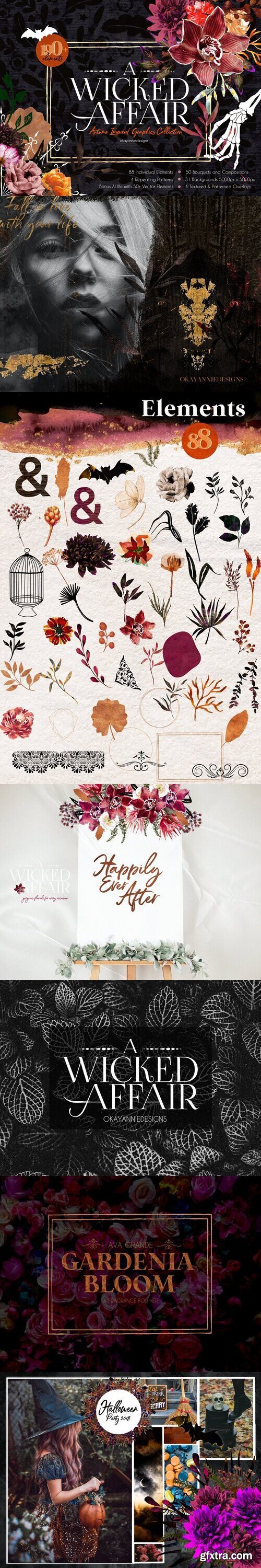 CreativeMarket - A Wicked Affair - Autumn Collection 6598738