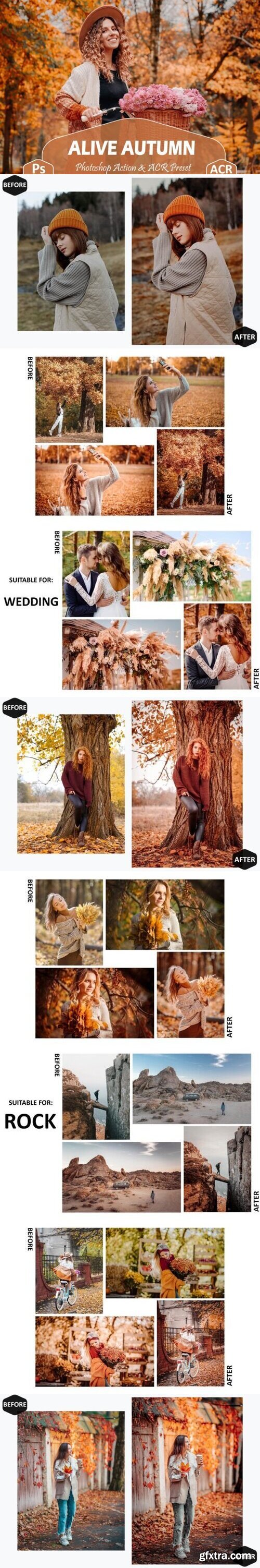 10 Alive Autumn Photoshop Actions