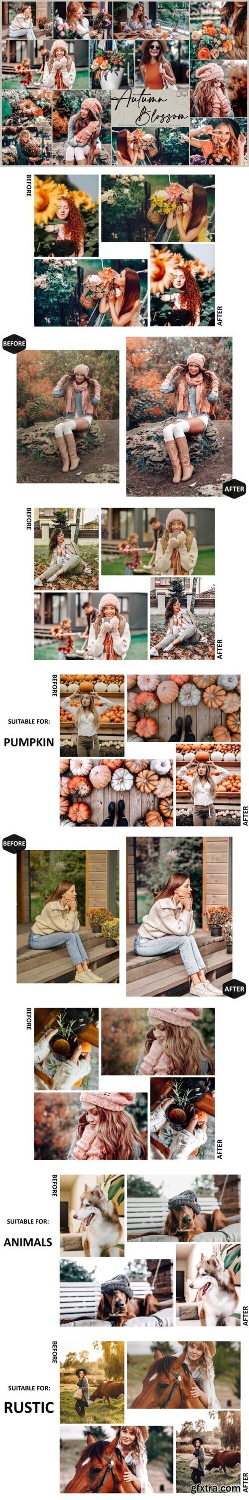 10 Autumn Blossom Lightroom Presets