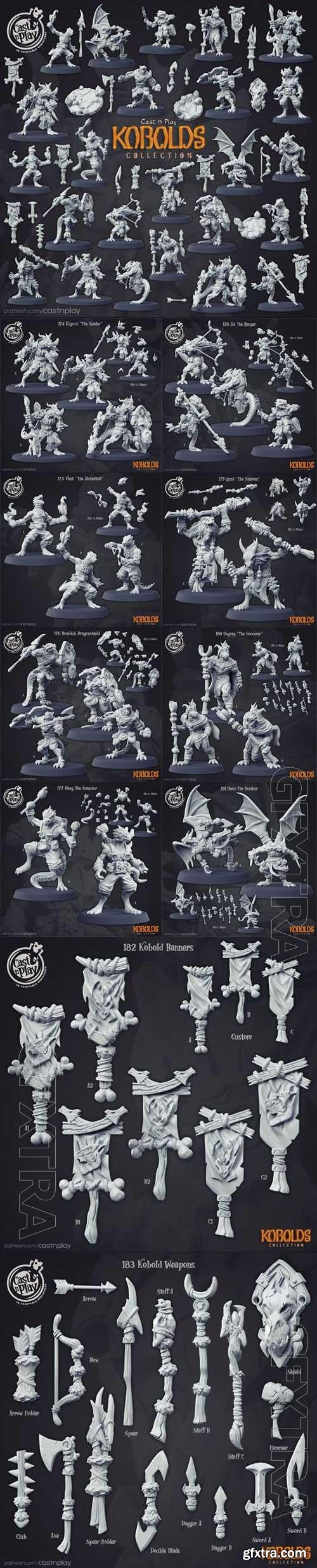 Cast N Play Kobolds 3D Print