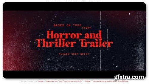 Videohive Suspense and Horror Trailer 39510932