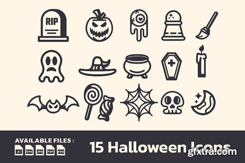 15 Icons Halloween 6T8WAVU