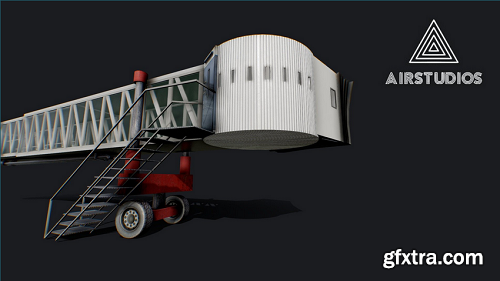 Airport Jetway 3D Model