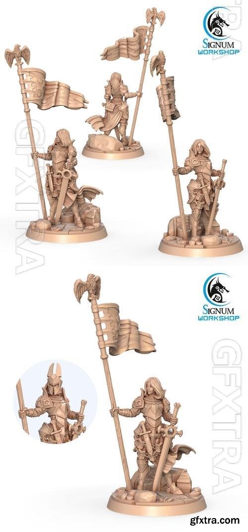 Rena Scilia the Standard Bearer 3D Print