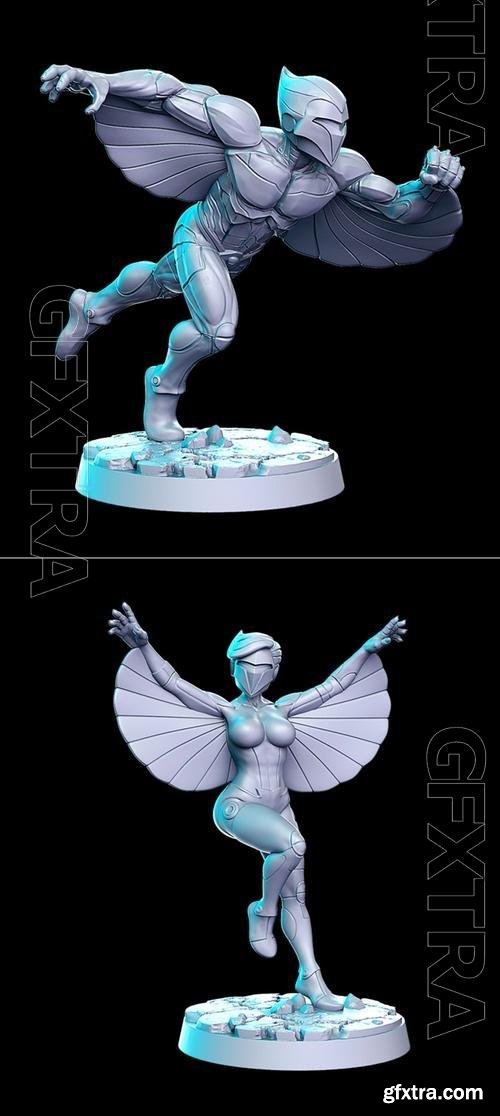 Hawkith and Ladybird - RN Estudio 3D Print