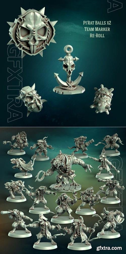 Punga Miniatures - Pi'Rats 3D Print