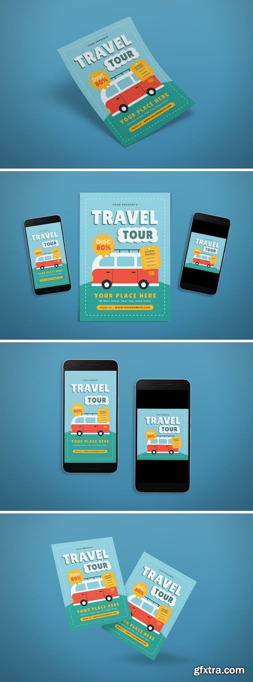 Travel Tour Flyer & Instagram Post P2LSLCU