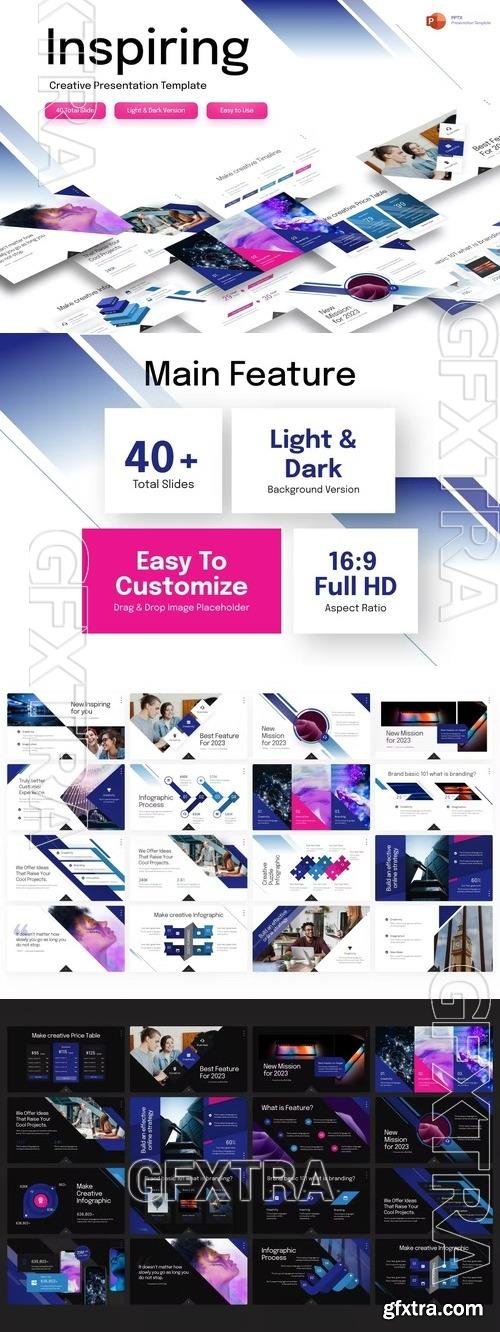 Inspiring Creative PowerPoint Template H5M72PY