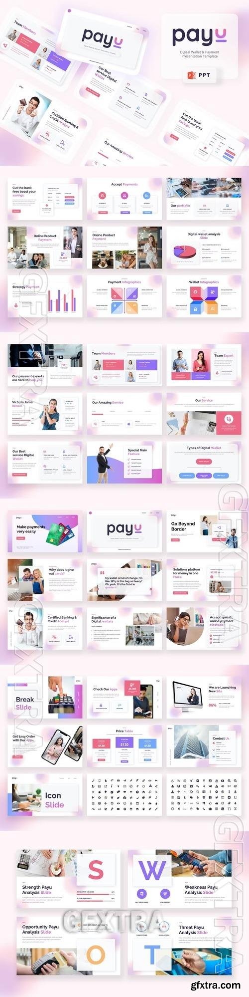 PAYU - Digital Wallet Powerpoint Template 5NKJJG6