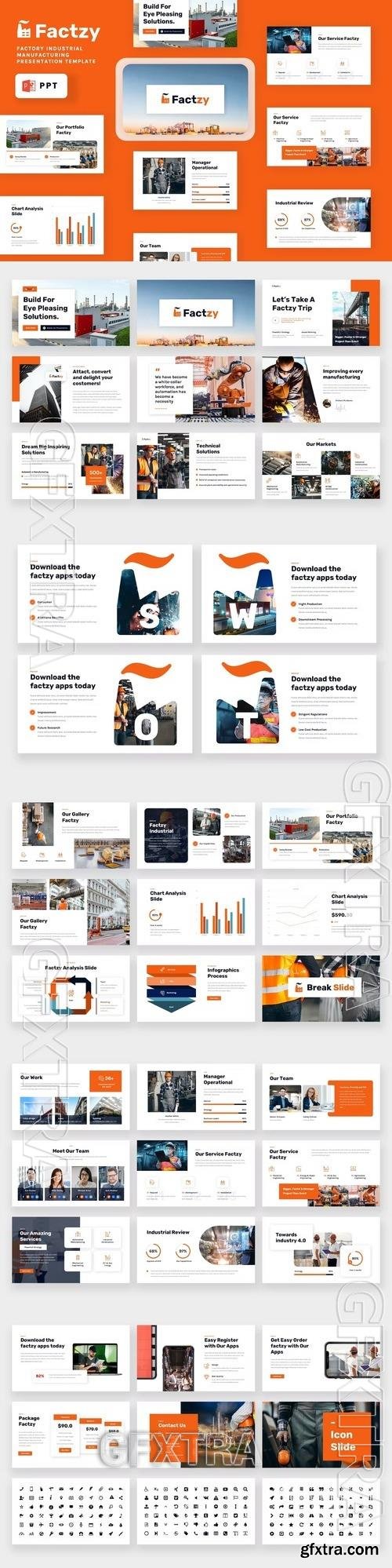 Factzy - Factory Industrial Powerpoint Template BNYUVM4