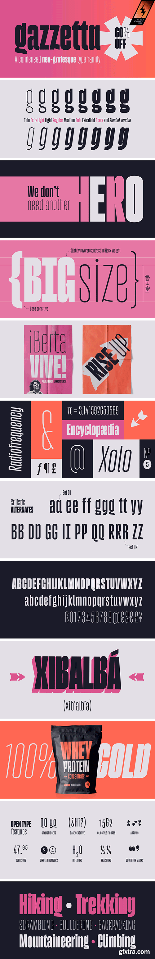 Gazzetta Font Family