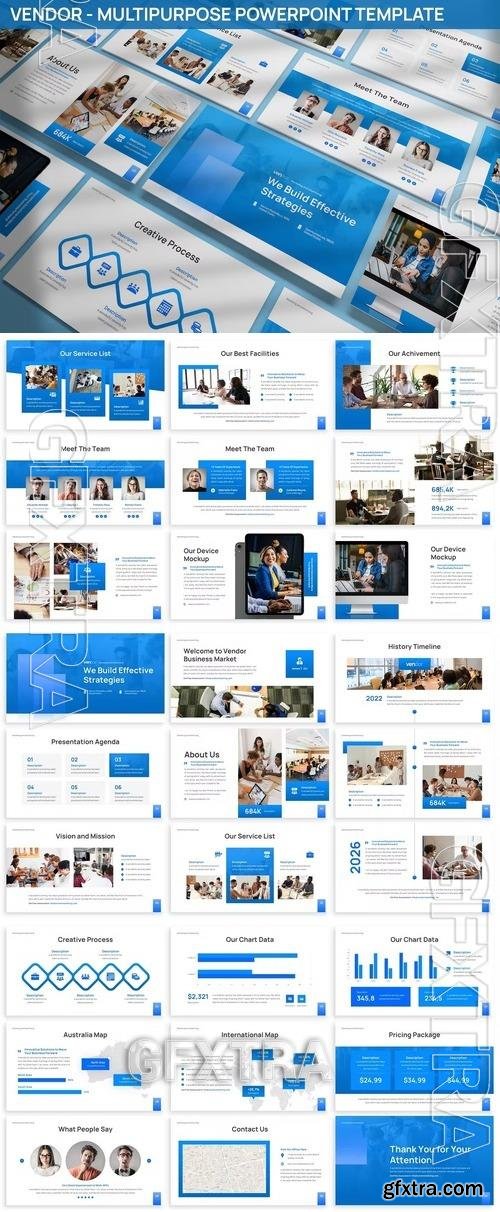 Vendor - Multipurpose Powerpoint Template SUSLBLH