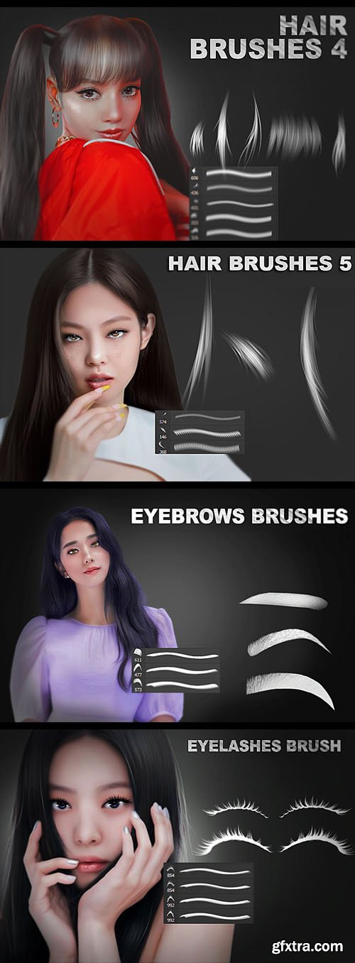 10+ Beauty Brushes Packs for Photoshop