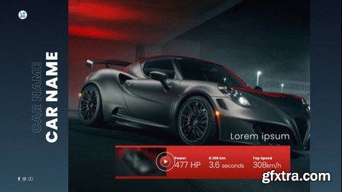 Videohive Car Youtube Channel Intro 39512020