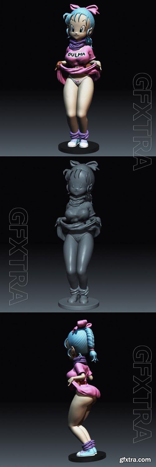 Sexy Bulma 1986 3D Print