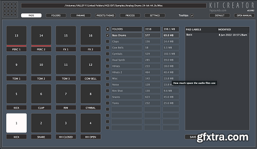 Homegrown Sounds Kit Creator v0.992