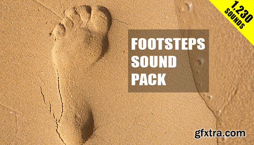 GameDev Market Footsteps Sound Pack WAV-AwZ