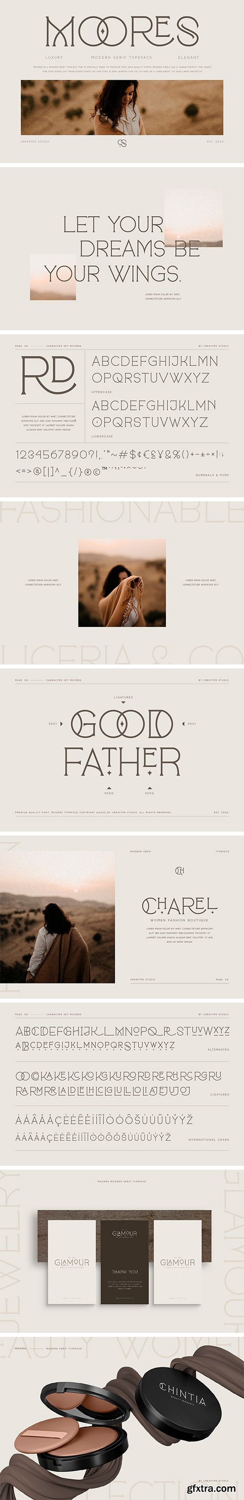 Moores Modern Serif Business Font