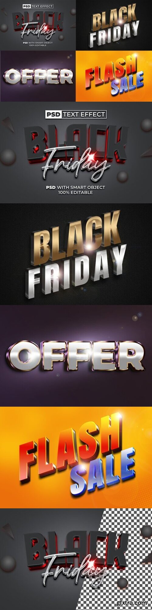 3D Text Effect Sale Style