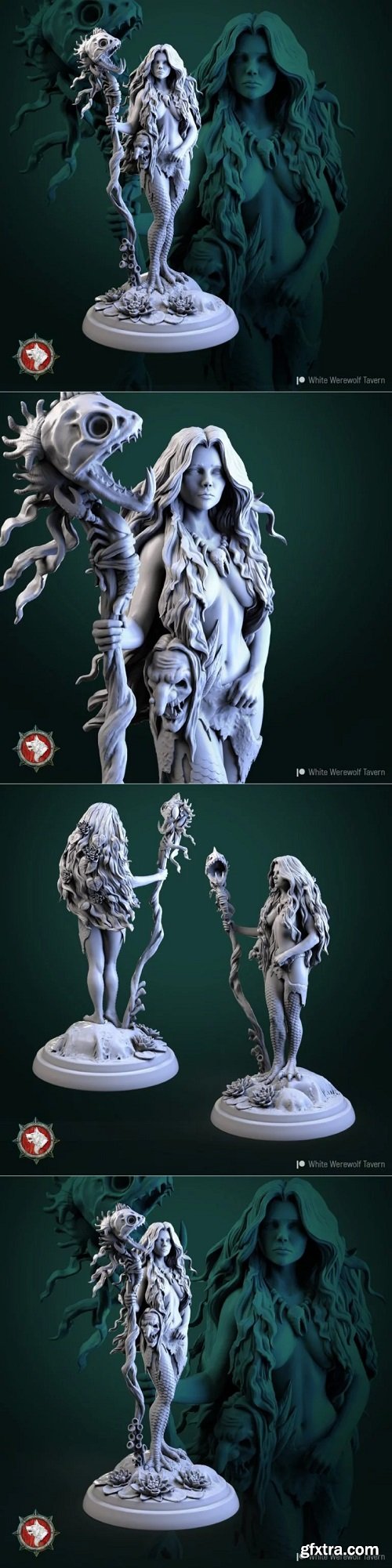 Greta Fish &ndash; White Werewolf Tavern &ndash; 3d print model