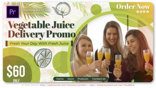 Videohive - Vegetable Juice Delivery Promo - 39586593 - 39586593