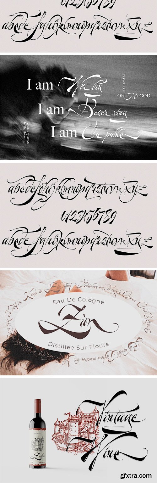 Agustus - Luxury Calligraphy Font