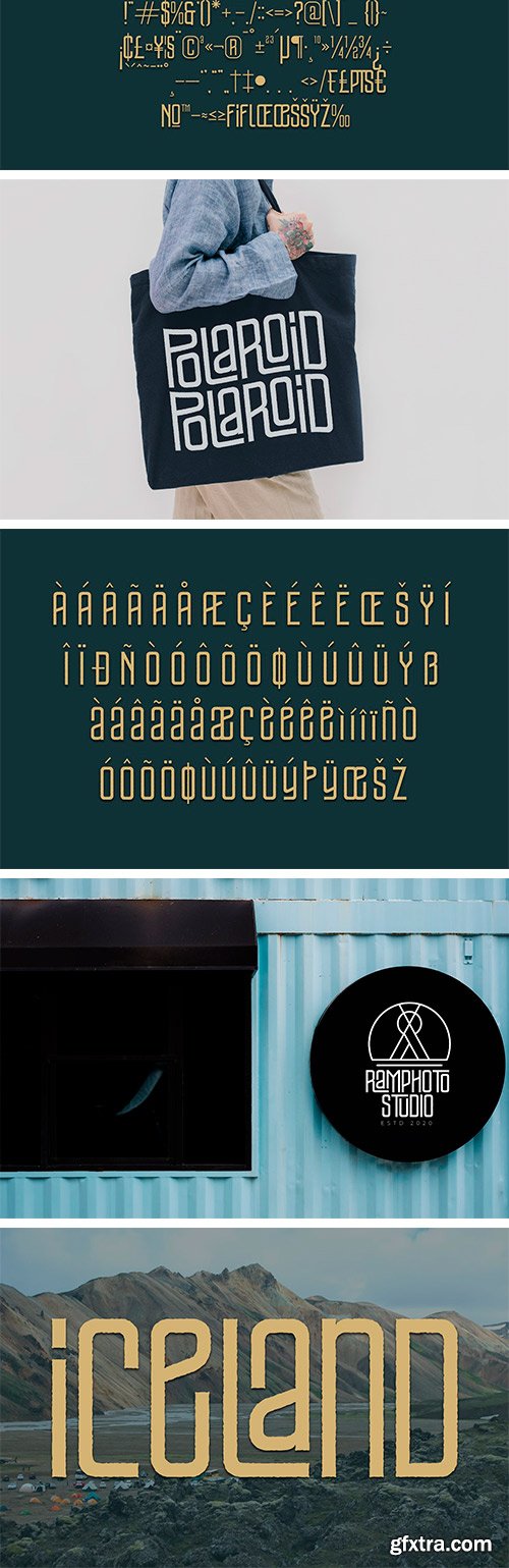 Polaroid Display Typeface Font