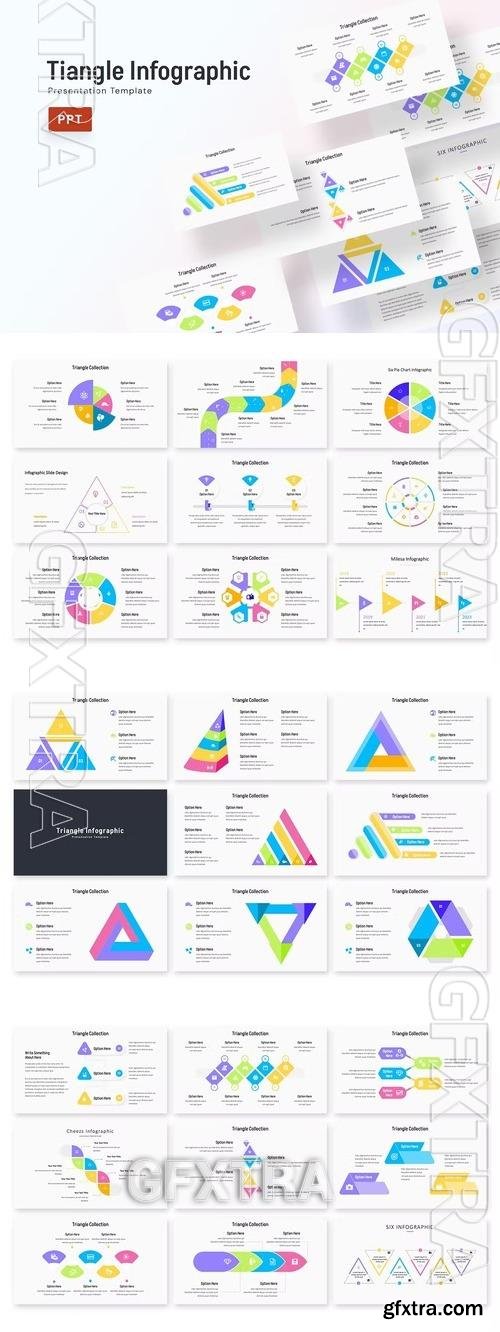 Triangle Infographic - Powerpoint Template X95H7G4