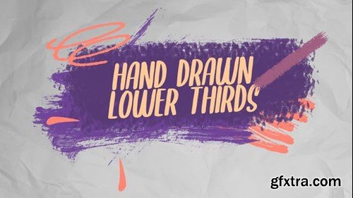 Videohive Hand Drawn Lower Thirds 34764563