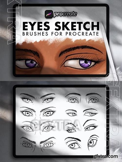 Dans Eyes Anatomy Brush Stamp Procreate 2WYTAQZ