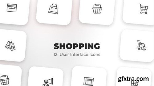 Videohive Shopping - User Interface Icons 39589377