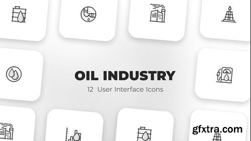 Videohive Oil industry - User Interface Icons 39588448