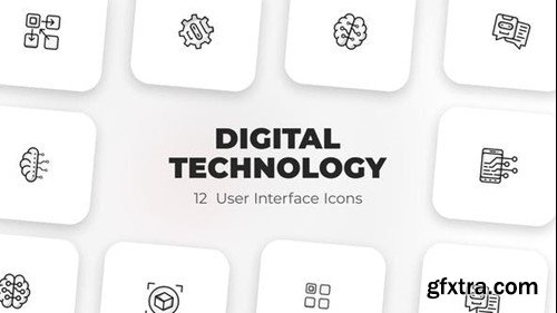 Videohive Digital technology - User Interface Icons 39587847