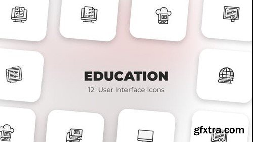 Videohive Education - User Interface Icons 39587906