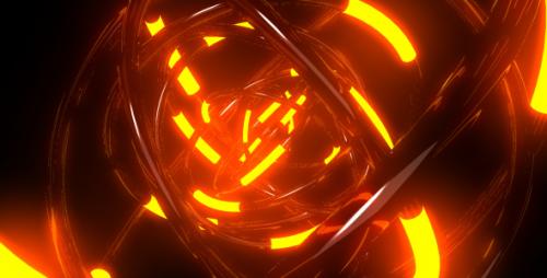 Videohive - Orange Neon Elips - 15094153 - 15094153