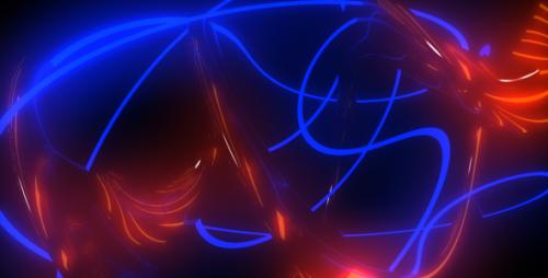 Videohive - Multicolored Twisted Lights - 15576065 - 15576065