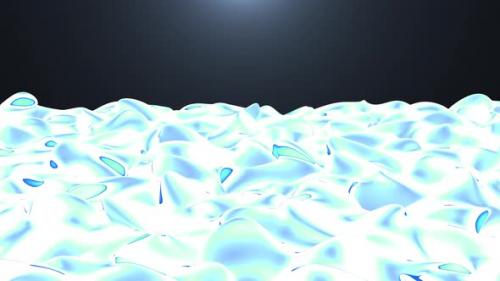 Videohive - Abstract white color texture wave marble background motion - 39594765 - 39594765