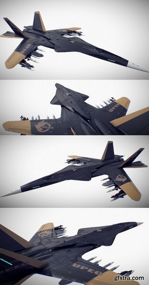 Su-43 Berkut II (UPEO) 3D Model